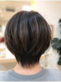 大人スッキリ爽やかショート40代50代60代
