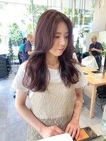 ガリカ 横浜(Gallica) 【mirei】ゆる巻きロング x ほんのり暖色系カラー