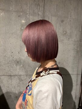 アンサム 下北沢店(UNSOME) 【下北沢】ビンクラベンダー/ダブルカラー/ボブ/ミニボブ