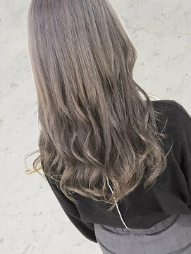 ブルー(BLUE) ラベンダーグレージュ ケアブリーチ 透明感 【mt___213r】