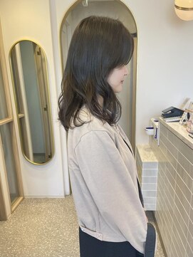 エレノア 梅田店(Eleanor) セミディ×オリーブシアーカラー