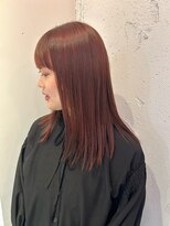 ルーム(Loom.)&nbsp;ブリーチなしダブルカラーワインレッドカラー