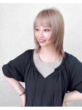 アンメリーアン(Ann merry ann) ブルーシルバーアッシュブルージュ透明感グラデーションカラー