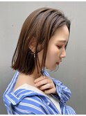 ボブ ナチュラルボブ 切りっぱなし 広尾 恵比寿 30代