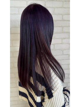ビス ヘア アンド ビューティー 西新井店(Vis Hair＆Beauty) パープルカラー/寒色カラー/暖色寄りカラー