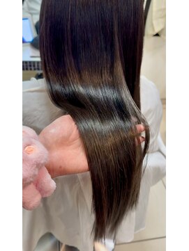 スタイル 横浜(STYLE) カラー＋エクステ/長さだし/ピンクグラデーション/エクステ