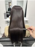 ツヤ髪ロング×ショコラブラウン