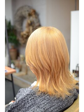 ポタム 東中野(potamu) ガラッとイメチェンブロンドカラー