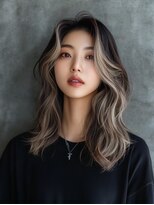 e.m.a プレミアムビューティーサロン 栄駅店(e.m.a PREMIUM BEAUTY SALON)&nbsp;ハイトーンデザインカラー