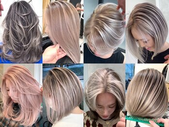 テラ 仙台東口(Tera)の写真/4ヶ月放置してても綺麗なバレイヤージュ/色落ちまで計算した最高カラー［仙台/ブリーチ/ハイトーン］