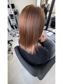 30代40代大人艶髪◎ブラウンのくびれヘア