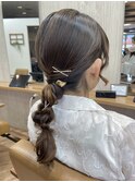 艶タイトデザイン×アレンジポニー