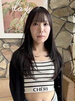 ウシワカマルエムティードット 富士宮店(USHIWAKAMARU MT.)&nbsp;レイヤーカット×暗髪