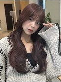 韓国レイヤーウェーブヘア顔周り髪質改善銀座