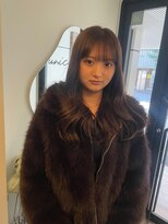 ユニコ(unico)&nbsp;オリーブベージュ/レイヤーカット