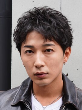 フィフス 栄(fifth) 名古屋栄スパイキーショートアップバング短髪メンズ無造作パーマ