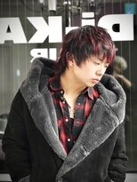 ディーカヘアーセンダイ(Di KA HAIR sendai)&nbsp;”red×black”