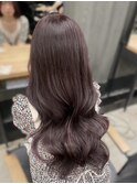 ブリーチなし＊ラベンダーピンクカラー×レイヤーカット◯伊藤