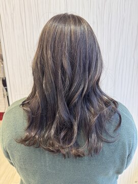 ビス ヘア アンド ビューティー 西新井店(Vis Hair&Beauty) 透明感ハイライト白髪ぼかしグレージュ30代40代50代