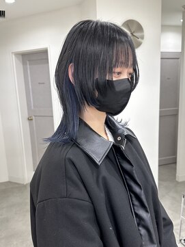 ユーフォリア 銀座(Euphoria) ウルフ/ウルフカット/ミディアムハッシュカット/担当岩崎