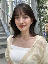 ジーナ 浦和(Zina)&nbsp;髪質改善*大人ガーリーグレーダークブラウン*美髪【Zina浦和】