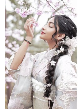 キモノレンタルモモ 京都本店(KIMONO RENTAL MOMO)の写真/【京都/河原町/祇園】結婚式・二次会・イベント・パーティーなどでご利用いただけるヘアセット1650円～♪