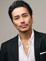 ブラック(BLACK)&nbsp;大人ルーズバック　オールバック