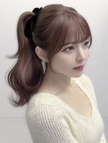 ユーフォリア エヌ 池袋サンシャイン通り店(Euphoria +n)&nbsp;ハイトーンカラーアッシュグレークルムパーマシースルーバング◎