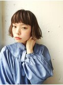 ぱつっとリップラインボブ