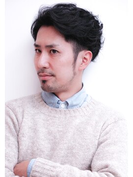 メリケンバーバーショップ コウベ(MERICAN BARBERSHOP KOBE) ビジカジセミウェット大人ハンサム#m2