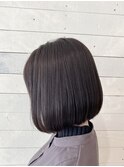 【Demi　hair】すっきりボブ×アッシュグレーカラー