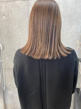 イリー 代官山(ILY) 切りっぱなしショコラベージュ/30代40代50代60代/SAYURI