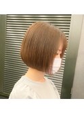 ミニボブ　ショコラベージュ