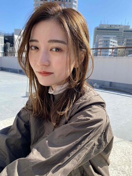 ヘアリゾート ブーケ(hair+resort bouquet) 20代30代40代顔まわりレイヤー×くびれミディ