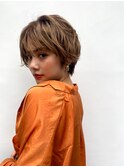 ショート/ハイトーン/ベージュ
