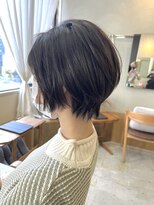 マロウ(mallow)&nbsp;《花屋併設》ボブウルフ/アッシュブラック/エアリーショート