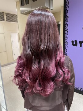 アンリップ ジー(salon unripＧ) h #カシスレッド