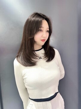 アディション 新宿(ADITION) ワンカールレイヤー/ストレートスタイリング/韓国ヘア