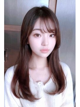 ピサンリ(pissenlit) ブラウン系ナチュラルロングレイヤー