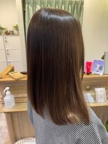 ハクバイジェービー 稲毛(hak by jb) 似合わせカット/メルディカラー/フェミニンロング