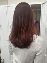 チェリーレッド　ロングレイヤー