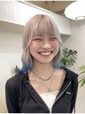 ◎ブロンドハイトーンカラーデザインカラーアンブレラカラー金髪