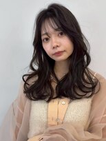 アースコアフュールボーテ 川越店(EARTH coiffure beaute) ナチュラルベージュ_ヨシンモリ_顔周りレイヤー_レイヤーカット