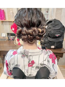 シオン(sHioN) ヘアセット浴衣