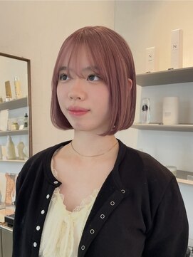 オンヌ(onnu) ピンクベージュボブ