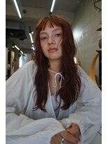 ソルトウォーター(SALT WATER)&nbsp;ベージュ/ハイトーン/ブリーチ/くびれヘア/恵比寿/代官山