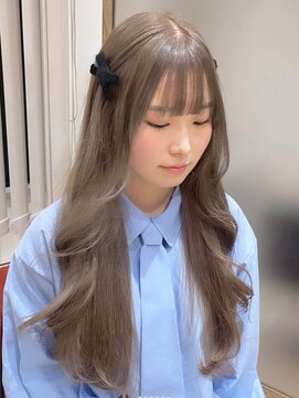 ニトバイアンキシム(nit by ahnkism) 韓国風ミルクティーベージュケアブリーチ堀江