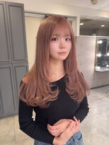 ノエ 心斎橋(Noe)&nbsp;【Noe心斎橋YUTO】ピンクベージュ×レイヤーカット/髪質改善