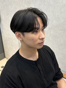 ジーナ 天神(Zina) 毛流れセンターパート(メンズカット/ダウンパーマ/ナチュラル)