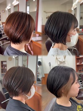 トップヘアー 総社駅南店(TOP HAIR) 【TOPHAIR】似合わせショート×TEN